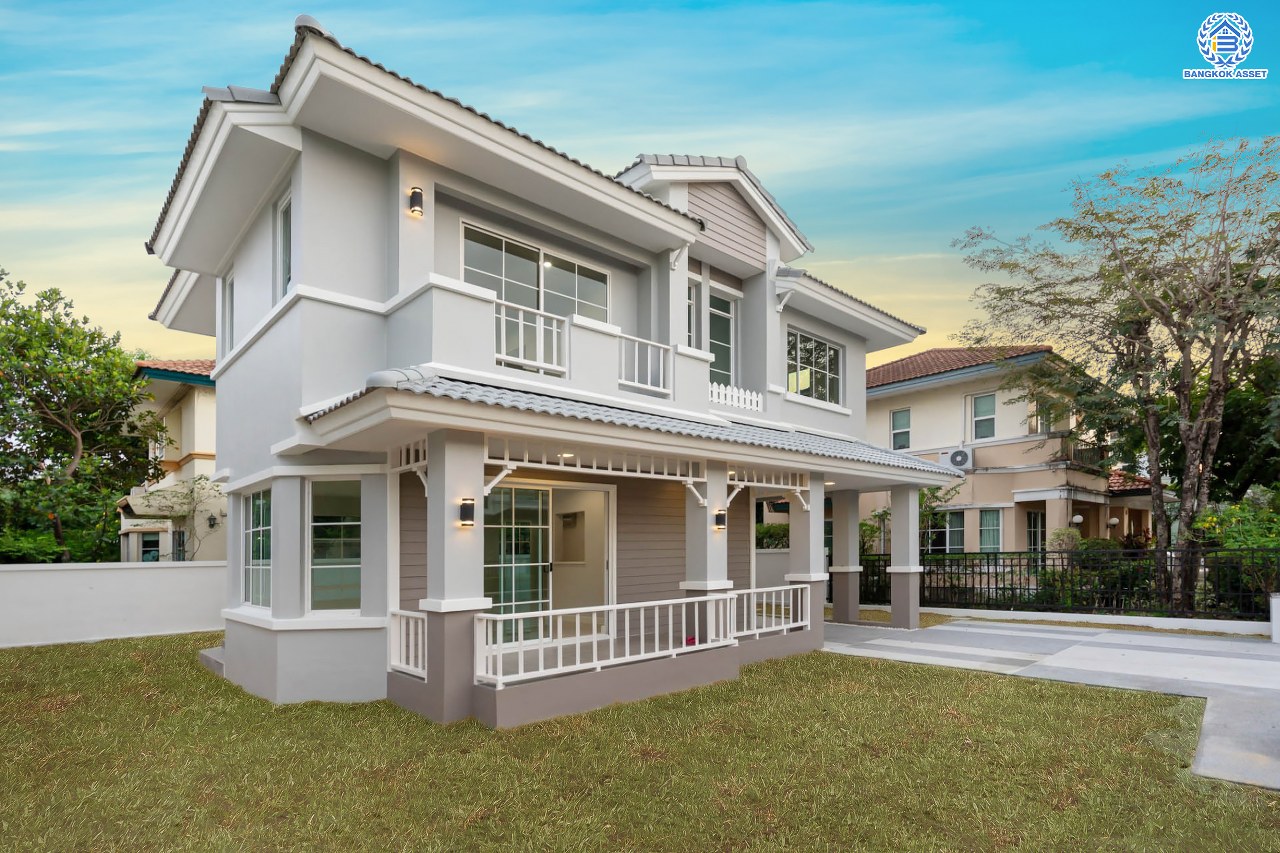 บ้านมือสองตกแต่งใหม่ แบรนด์ LH โครงการ มัณฑนา ราชพฤกษ์ หลังมุม เนื้อที่ 60.1 ตร.ว. ฟังก์ชัน 3 ห้องนอน 2 ห้องน้ำ จอดรถได้ 1 คัน พร้อมพื้นที่รอบบ้านกว้างขวาง Facilities ตอบโจทย์ทุกกิจกรรม! บนทำเลใกล้วงเวียนพระราม5 เซ็นทรัลเวสต์เกต และรถไฟฟ้า "สถานีบางรักน้อยท่าอิฐ"